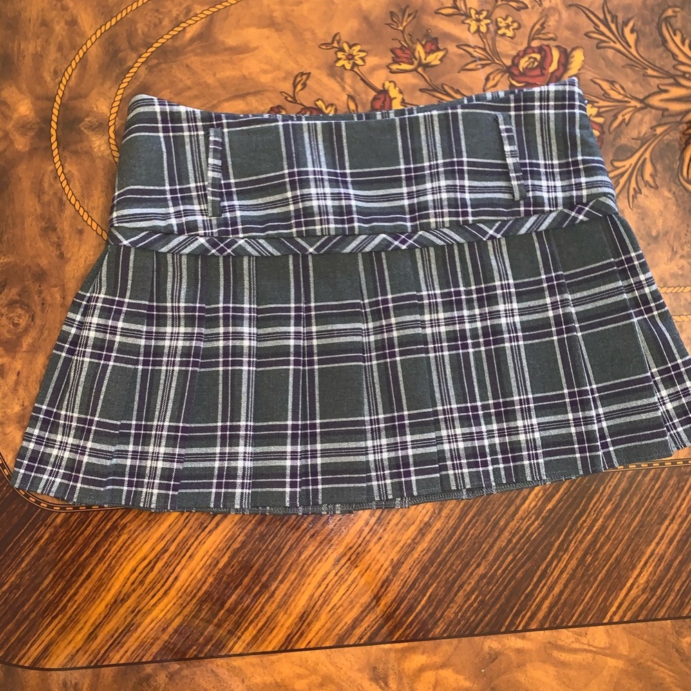 Tracy Evans Plaid Skirt